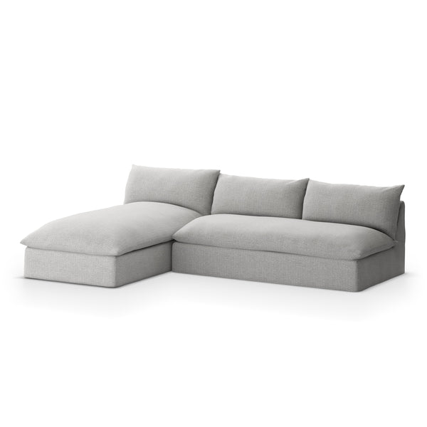 Grant Outdoor 2 Pc Sectional In Faye Ash