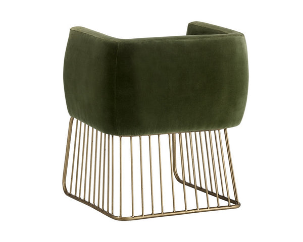 Gala Dining Chair - Forest Green