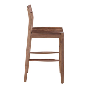 Owing Counter Stool in Walnut Brown