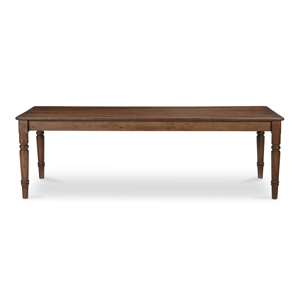 Moe's Russet Dining Table with Drawers