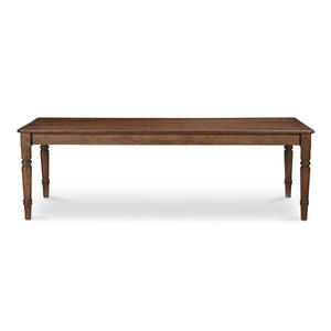 Moe's Russet Dining Table with Drawers