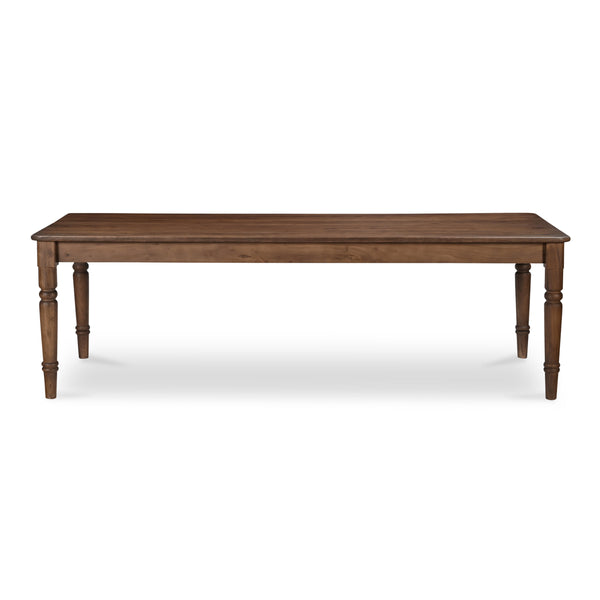 Moe's Russet Dining Table with Drawers