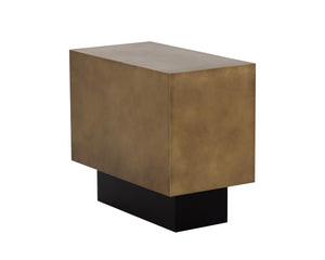 BLAKELY SIDE TABLE - ANTIQUE BRASS