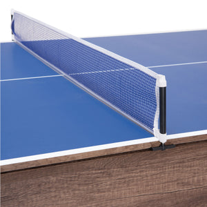 Bonkers 3 In 1 Table Brown With Pool Accessories