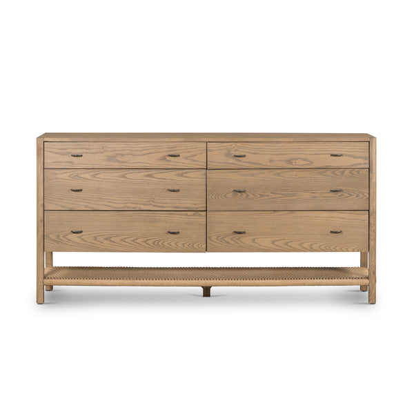 Zuma 6 Drawer Dresser In Dune Ash