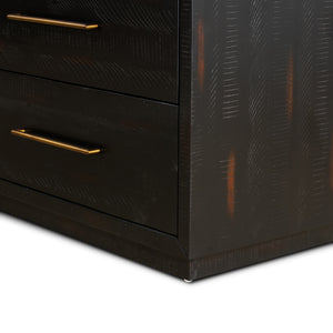 Suki 9 Drawer Dresser in Burnished Black