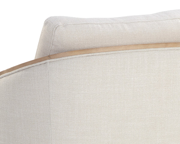 TASIA SWIVEL LOUNGE CHAIR - EFFIE LINEN