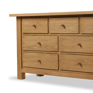 Millbrook Dresser - Natural Light Oak Veneer