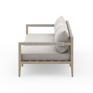 Sherwood Outdoor Sofa In 93" In Brown/Stone Gr