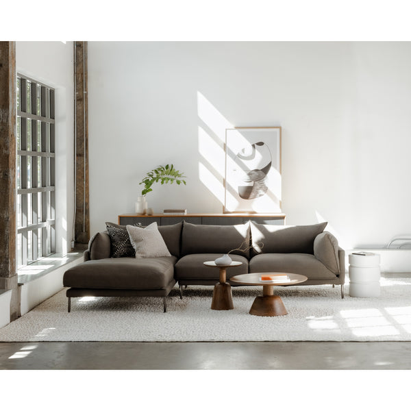 Moe's Nels Dark Brown Acacia Coffee Table