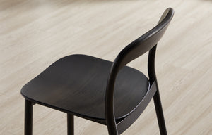 Hanna Chair Bamboo seat, Caviar