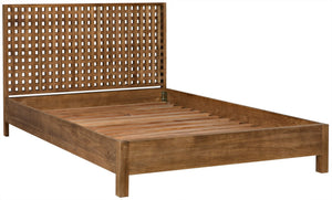 Quinnton Bed, Queen, Teak