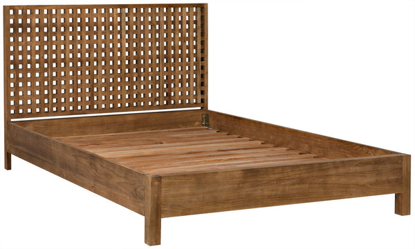 Quinnton Bed, Queen, Teak