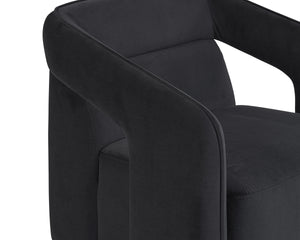 Kendrick Swivel Chair - Abbington Black