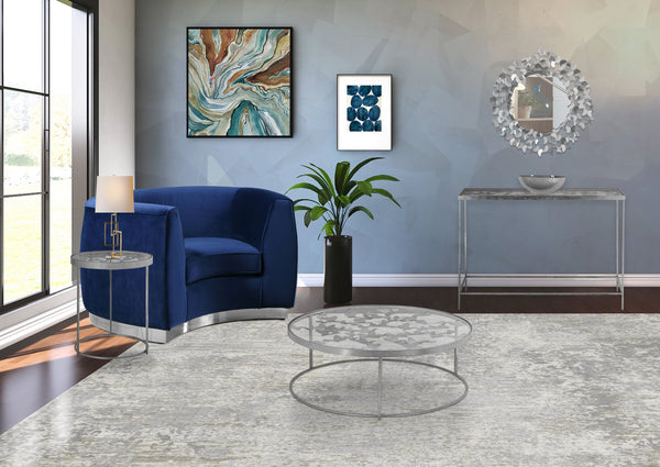 Cristina Console Table In Silver