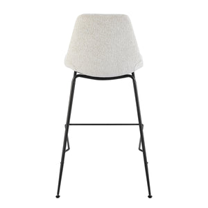 Robert KD Fabric Counter Stool, Posh Ivory