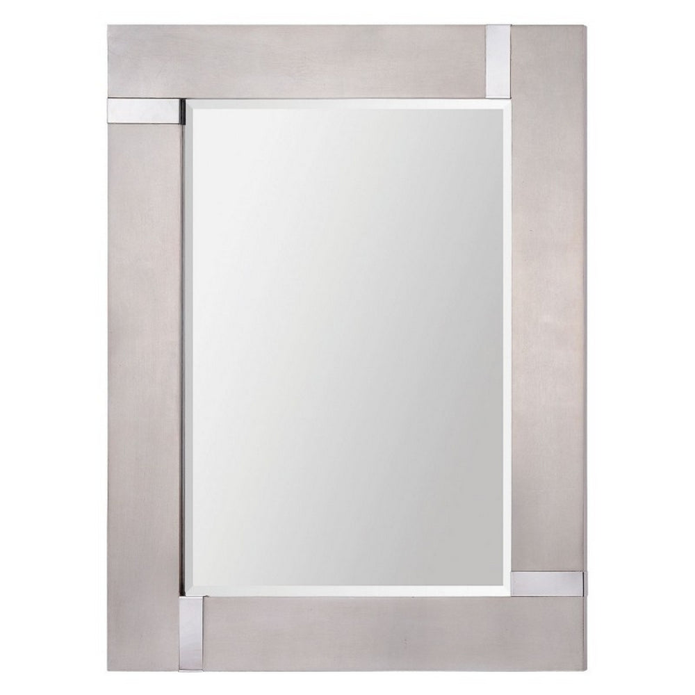 Capiz Mirror In Silver
