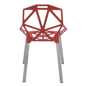 ANKST PAINTED IRON CHAIR - RED