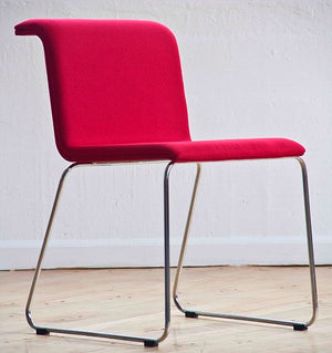 beaver contemporary chair in wool