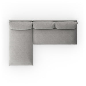 Grant Outdoor 2 Pc Sectional In Faye Ash