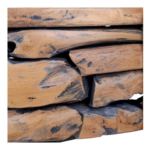 Bardo KD Reclaimed Teak Coffee Table, Natural 