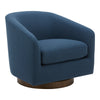 Moe's Oscy Swivel Chair Dark Atlantic Blue