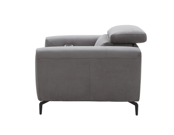 Divine Grey Fabric Chair