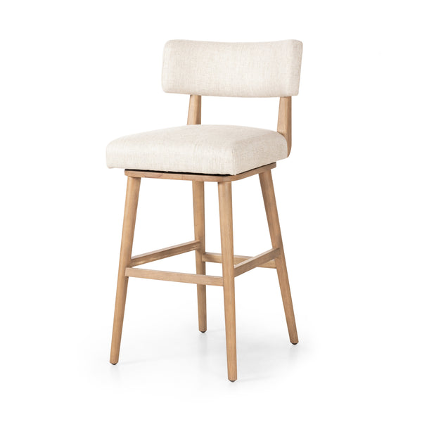 Cardell Swivel Bar Stool in Natural Essence