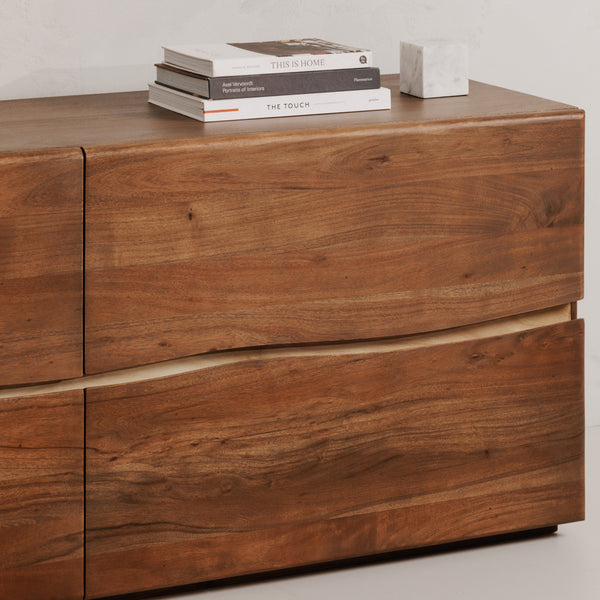 Moe's Watson 4-Drawer Brown Dresser