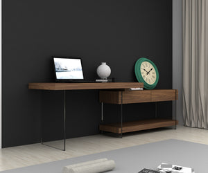 Tayla Desk White High Gloss