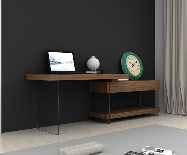 Tayla Desk White High Gloss