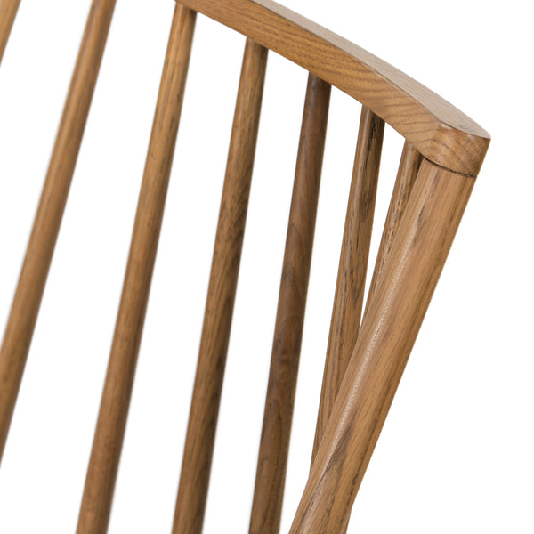 Lewis Windsor Chair W Cushion In Sandy Oak