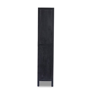 Caprice Tall Cabinet - Black Wash Mango