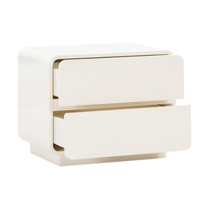 Sagura Cream Nightstand