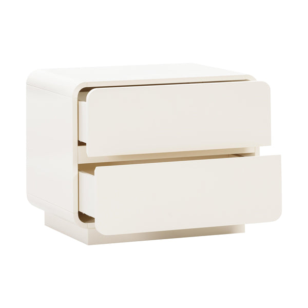 Sagura Cream Nightstand