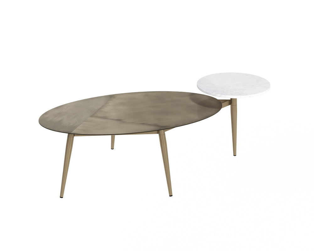 TUNER COFFEE TABLE - OVAL