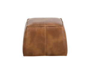 Aspen Ottoman - Tobacco Tan