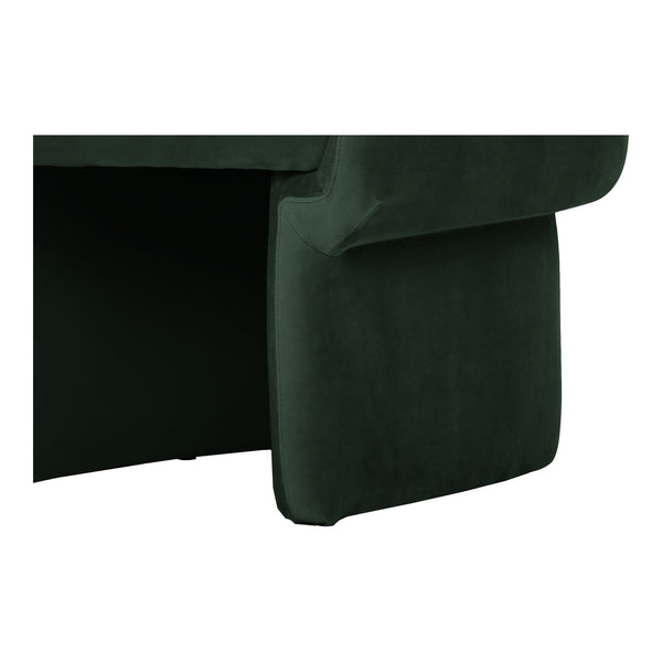 Moe's Franco Chair in Dark Green