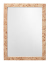Chandler Rectangle Wood Wall Mirror, Natural