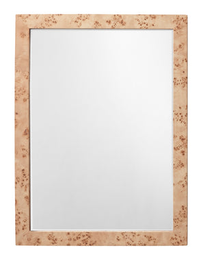 Chandler Rectangle Wood Wall Mirror, Natural