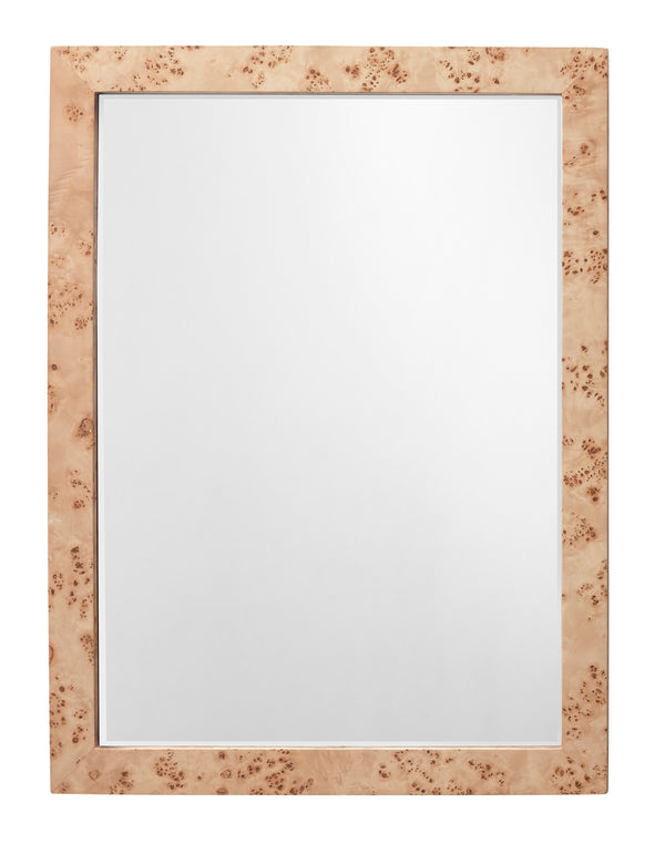 Chandler Rectangle Wood Wall Mirror, Natural