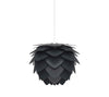 Aluvia Mini Plug-In Pendant in Anthracite with White Cord