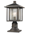 Aspen 1 Light Outdoor in Oil Rubbed Bronze Finish