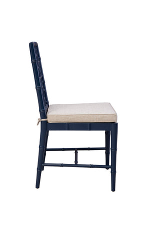 Blue Hugo Side Chair