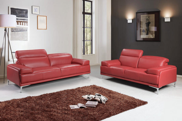 Blythe Sofa in Red 