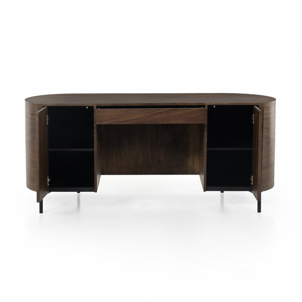 Lunas Executive Desk In Caramel Guanacaste
