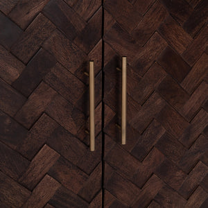 Shira Collection Solid Wood 4Dr Buffet - Kona Brown