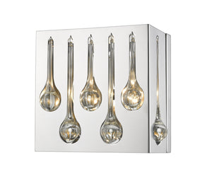 Oberon 2 Light Wall Sconce in Chrome  Finish