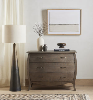 Nour Floor Lamp In Ombre Stainless Steel