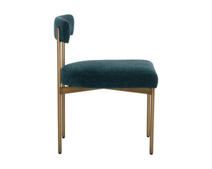 SENECA DINING CHAIR - ANTIQUE BRASS - DANNY TEAL